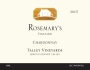 Talley Rosemary's Vineyard Chardonnay 2007 Front Label