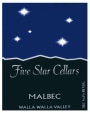 Five Star Cellars Malbec 2012 Front Label