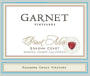 Garnet Rodgers Creek Vineyard Pinot Noir 2014  Front Label