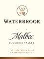 Waterbrook Malbec 2016  Front Label