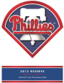 Major League Baseball MLB Phillies Reserve Proprietary Red 2012  Front Label