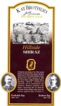 Kay Brothers Amery Vineyards Hillside Shiraz 2004  Front Label