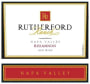 Rutherford Ranch Rhiannon 2015  Front Label