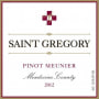 Graziano Saint Gregory Pinot Meunier 2012  Front Label