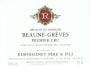 Remoissenet Beaune Greves Premier Cru 2015  Front Label