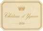 Chateau d'Yquem Sauternes (375ML half-bottle) 2020  Front Label