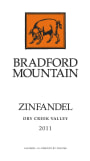 Bradford Mountain Dry Creek Zinfandel 2011 Front Label