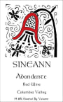 Sineann Abondante Red 2010 Front Label
