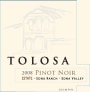 Tolosa Winery Estate Pinot Noir 2008  Front Label