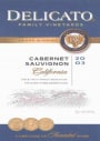 DFV Wines Cabernet Sauvignon 2003  Front Label