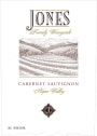 Jones Family Vineyards Cabernet Sauvignon 2011  Front Label