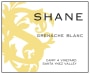 Shane Camp 4 Vineyard Grenache Blanc 2013  Front Label