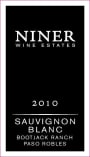 Niner Bootjack Ranch Sauvignon Blanc 2010  Front Label