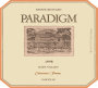 Paradigm Cabernet Franc 1998  Front Label