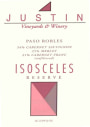 Justin Isosceles Reserve 1998  Front Label