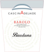 Cascina Adelaide Barolo Baudana 2015  Front Label