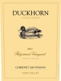 Duckhorn Patzimaro Vineyard Cabernet Sauvignon 2007  Front Label