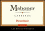 Carneros Wine Company Mahoney Vineyards Las Brisas Vineyard Pinot Noir 2003 Front Label