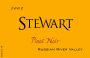 Stewart Russian River Pinot Noir 2002  Front Label