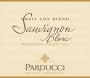 Parducci Small Lot Blend Sauvignon Blanc 2010 Front Label