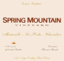 Spring Mountain Vineyard Miravalle-La Perla-Chevalier Cabernet Sauvignon 1998 Front Label