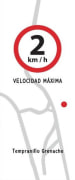 Vinas de Garza 2 km/h Velocidad Maxima Tempranillo Grenache 2014 Front Label