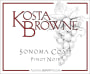 Kosta Browne Sonoma Coast Pinot Noir 2007 Front Label