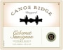 Canoe Ridge Cabernet Sauvignon 2010 Front Label