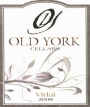 Old York Cellars Vidal 2009  Front Label