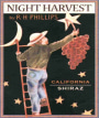 RH Phillips Night Harvest Shiraz 2005  Front Label