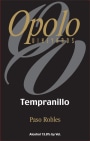 Opolo Paso Robles Tempranillo 2010  Front Label