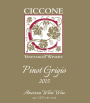 Ciccone Vineyard & Winery Pinot Grigio 2015  Front Label