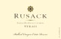 Rusack Ballard Canyon Estate Reserve Syrah 2010  Front Label