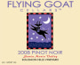 Flying Goat Cellars Solomon Hill Vineyard Pinot Noir 2008  Front Label