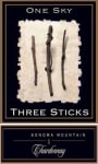 Three Sticks One Sky Chardonnay 2013  Front Label