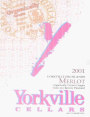 Yorkville Cellars Merlot 2001 Front Label