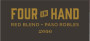 Four In Hand Red Blend 2016  Front Label