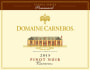 Domaine Carneros Clonal Series Pommard Pinot Noir 2015  Front Label