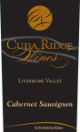 Cuda Ridge Wines Black Label Cabernet Sauvignon 2014  Front Label
