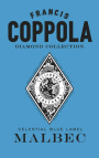 Francis Ford Coppola Diamond Collection Celestial Blue Label Malbec 2014  Front Label