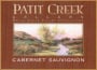 Patit Creek Cellars Cabernet Sauvignon 2003 Front Label