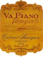 Va Piano Columbia Valley Cabernet Sauvignon 2004 Front Label