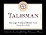 Talisman Wines Starscape Vineyard Pinot Noir 2017  Front Label