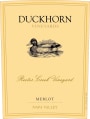 Duckhorn Rector Creek Vineyard Merlot 2014 Front Label