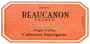 Beaucanon Longwood Ranch Vineyard Cabernet Sauvignon 2005 Front Label