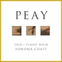 Peay Vineyards Sonoma Coast Pinot Noir 2018  Front Label