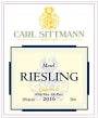 Carl Sittmann Riesling 2016  Front Label
