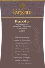 Beni di Batasiolo Barolo 2000  Front Label