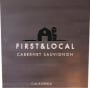 First & Local Cabernet Sauvignon 2018  Front Label