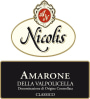 Nicolis Amarone della Valpolicella Classico 2010 Front Label